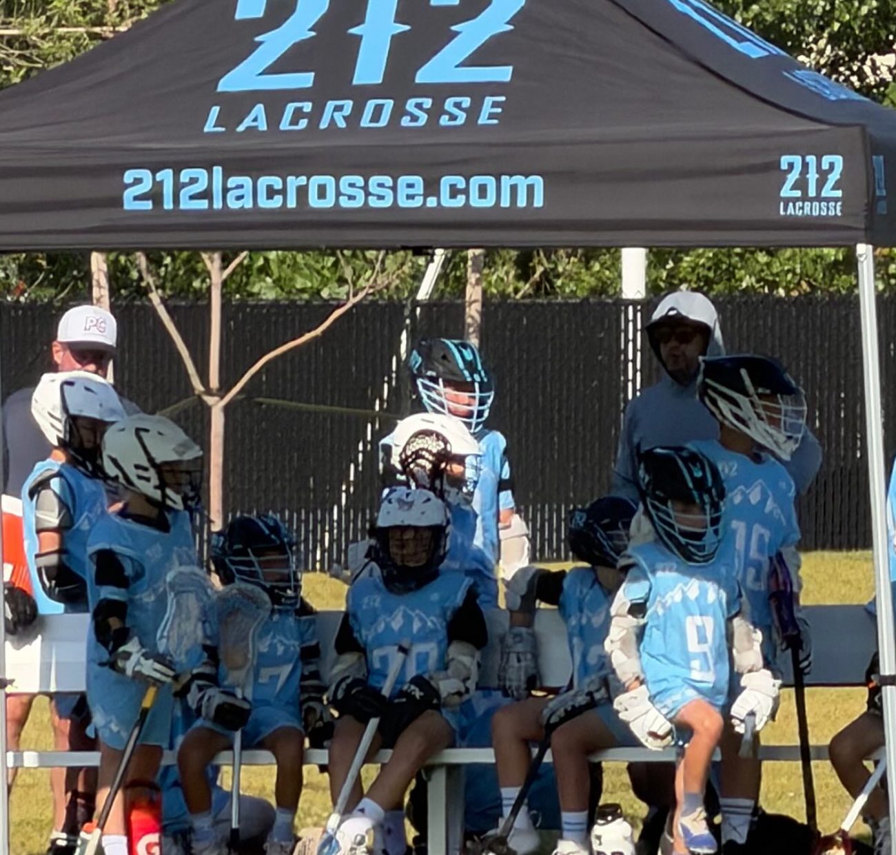 212 player with a Salt Lax City championship medal